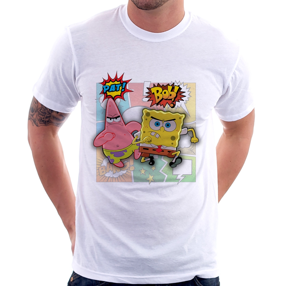 Camiseta Infantil Personalizada Bob Esponja - Patrick