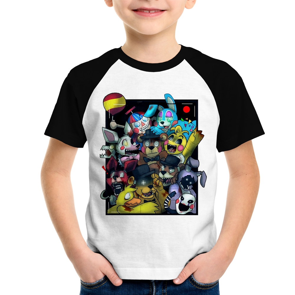 Blusa Camiseta Manga Longa 10 Five Nights at Freddy's Jogo