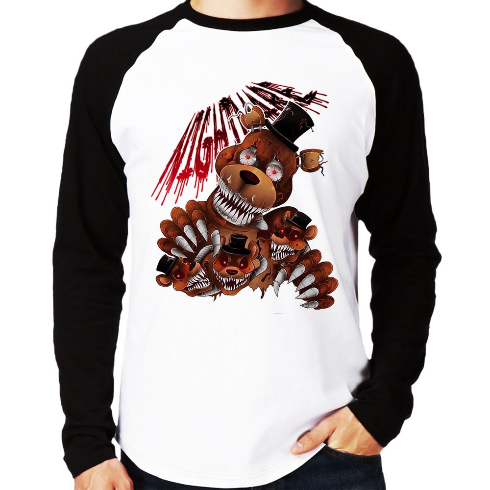 Baby Look Raglan Five Nights At Freddy's Nightmare