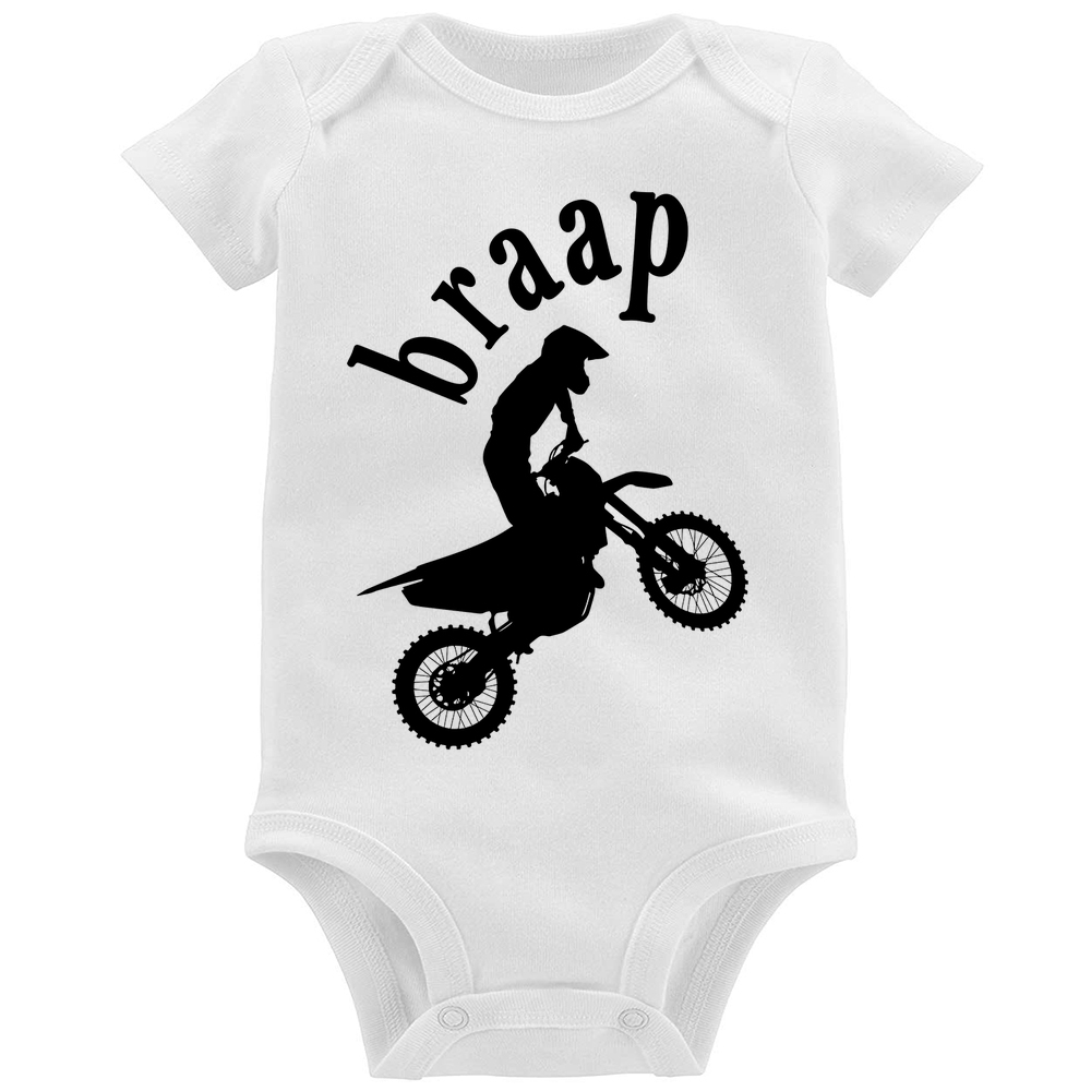 Body bebê Motocross Braap Life Style - Moricato
