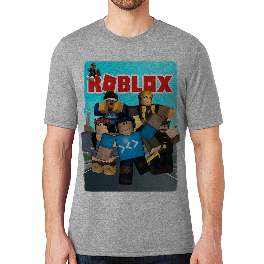 Camiseta Promoção Camisetas Roblox Infantil Preto
