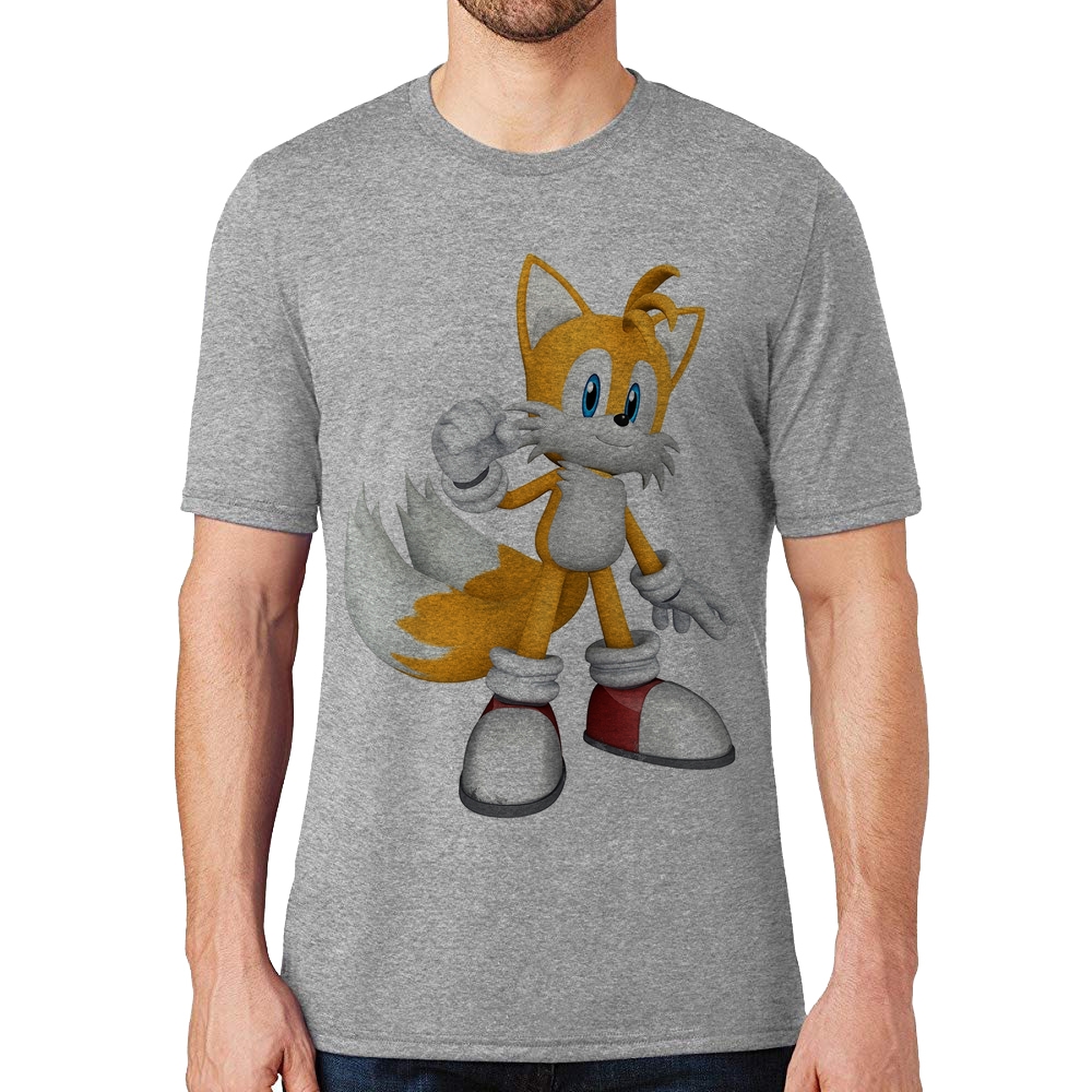 Camiseta Infantil jogo do Sonic Knuckles Tails Filme Sonic 2