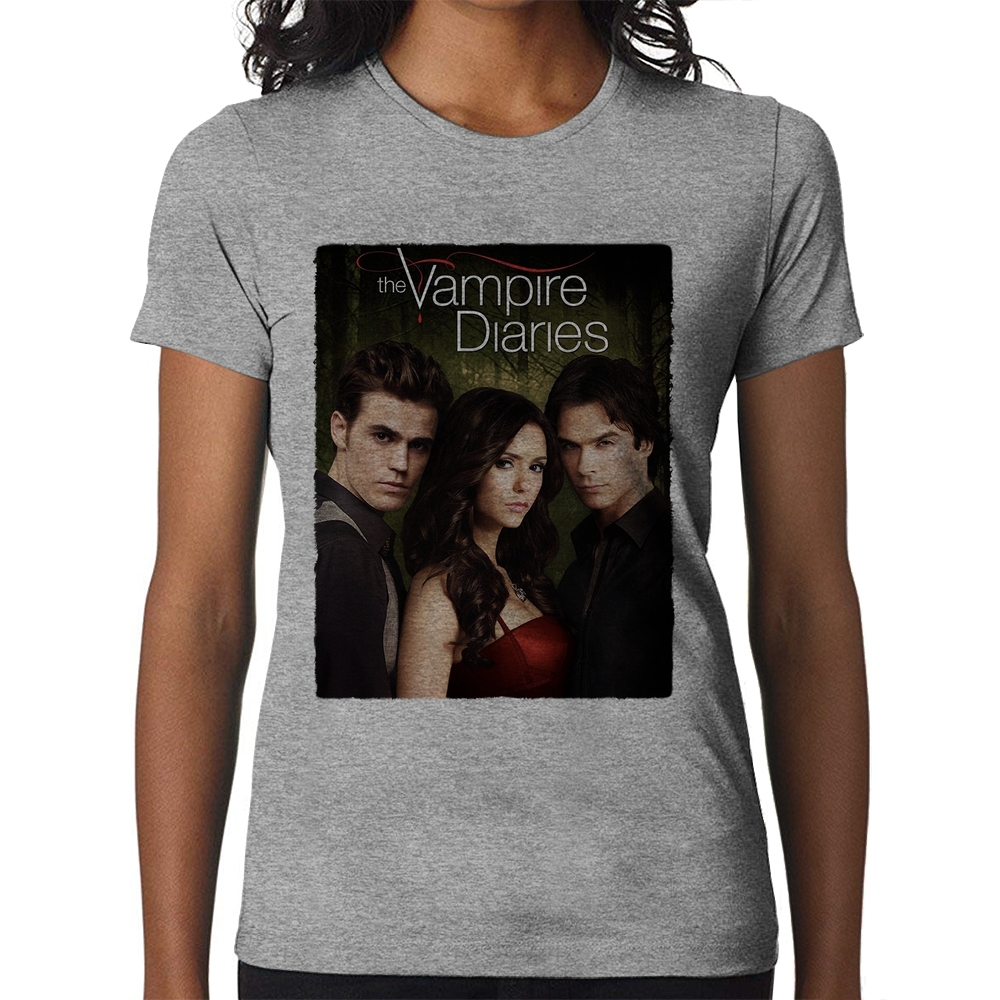 desenhandos Damon, Elena e Stefan da serié diário de um vampiro
