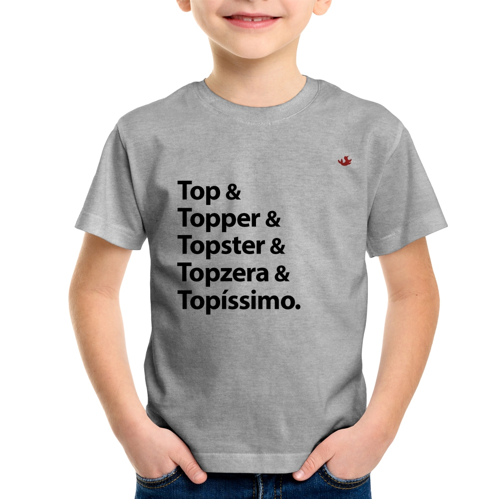 Camiseta Raglan Top & Topper & Topster & Topzera & Topíssimo Manga