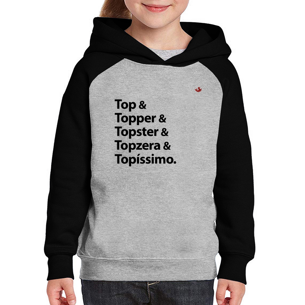 Camiseta Raglan Top & Topper & Topster & Topzera & Topíssimo Manga